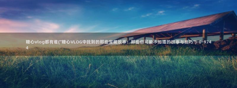 糖心vlog免费视频
